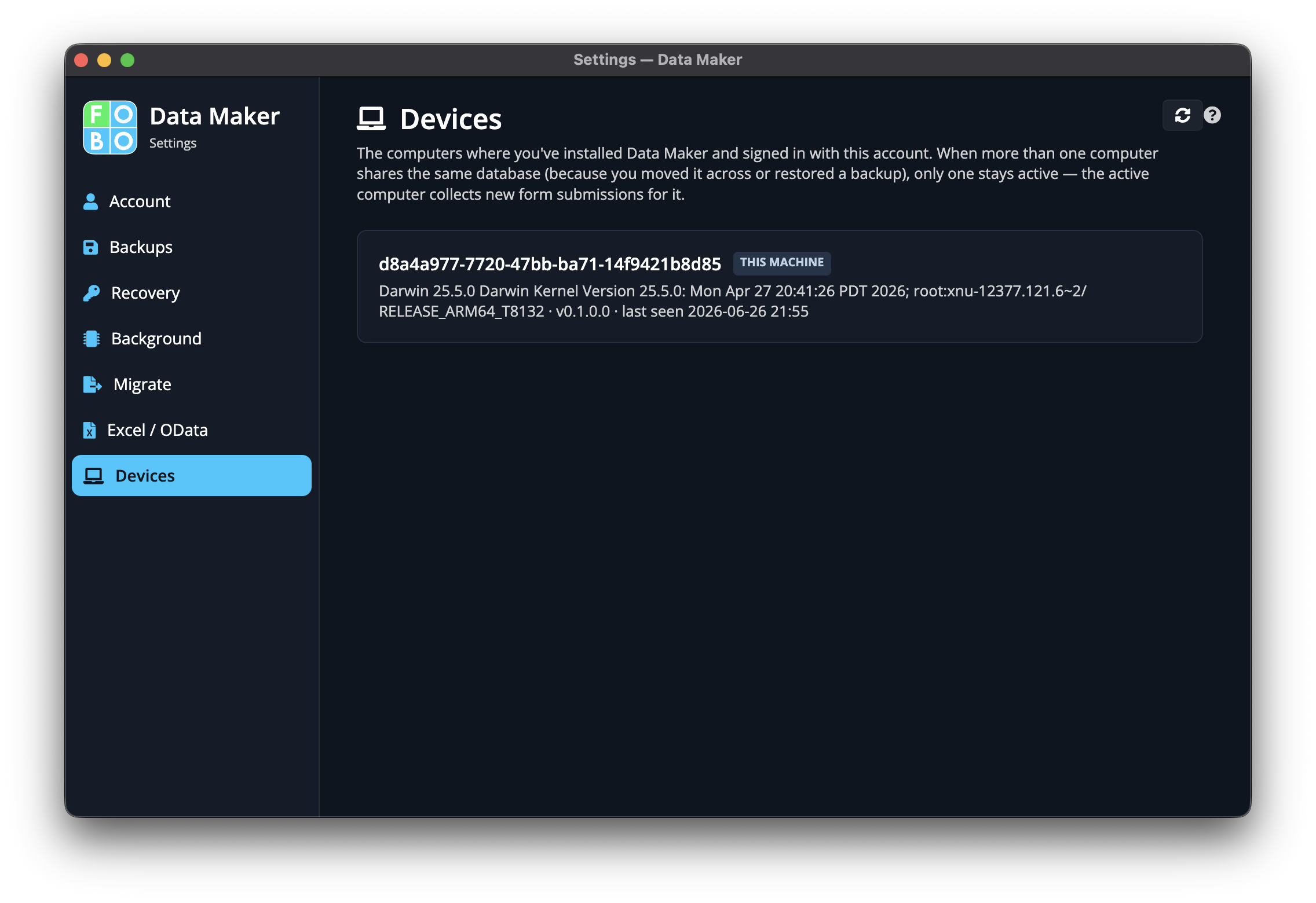 Your devices